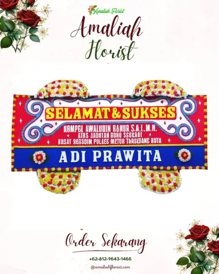 Papan Bunga Ucapan Selamat Wakuwo
