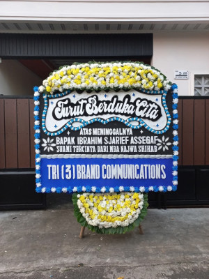 Papan Bunga Duka di Wakuwo